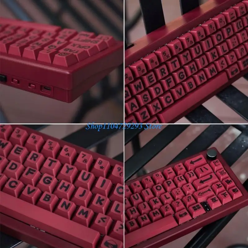 

Y2GD Animal Party Large Letters Keyboard Keycaps 138PCS Cherry Profile Dye Sub Cover for Cherry MX GK61 64