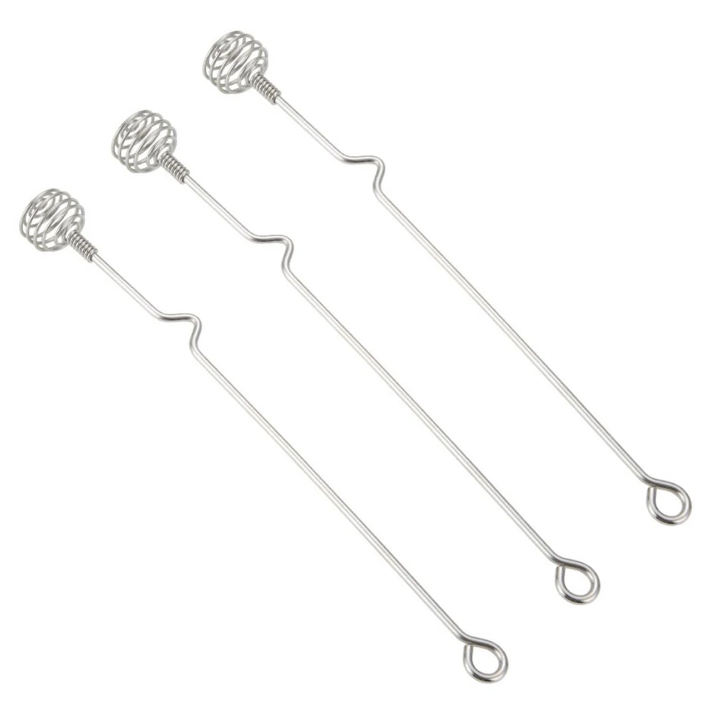 

3Pcs Stainless Steel Honey Stir Stick Spiral End Syrup Dipper for Honey Jar Container Easy Use Rustproof for Kitchen