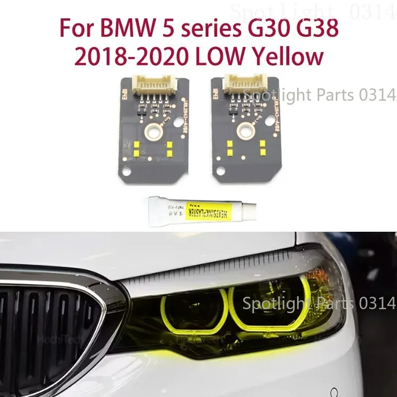 

For BMW 5 series G30 G38 2018 2019 2020 Low Configuration DRL Chip Car Headlight Ballast Board Car Accessories Angel Eyes