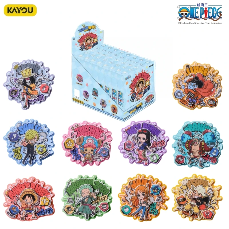 

KAYOU Authentic New ONE PIECE Series Non Woven Badge Anime Peripheral Products Collection Toy Badge Festival Gift Original Box