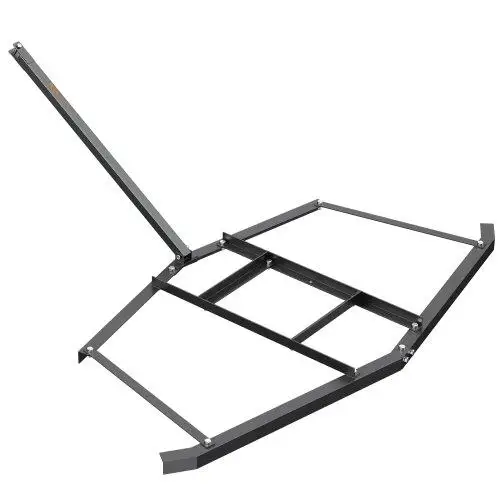 76.57 Tow Behind Driveway Drag Harrow - Adjustable Q235 Steel Grader for atvs , UTVs & Lawn Tractors, Supports Up to 50 lbs