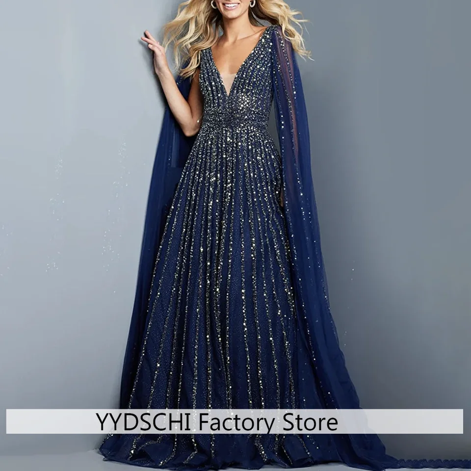 

Evening Dress Glitter Dubai luxurious Stria Exquisite New Style Party Formal For Women Wear 2023 Autumn New Evening Dress