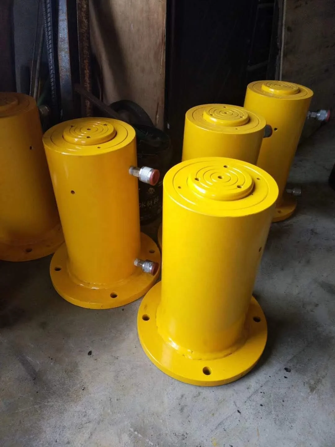 15 25 30 50 60 80 100 200 500 1000 Ton 700 bar Single Acting Low Height Mini Small Prestressed Hydraulic Cylinders Portable Jack
