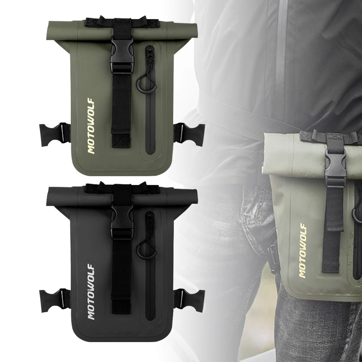 NEW Motorcycle Drop Waist Leg Bag Thigh Belt Hip Bum Waterproof Motorbike Tactical Travel Cell/ Mobile Phone Purse Fanny Pack