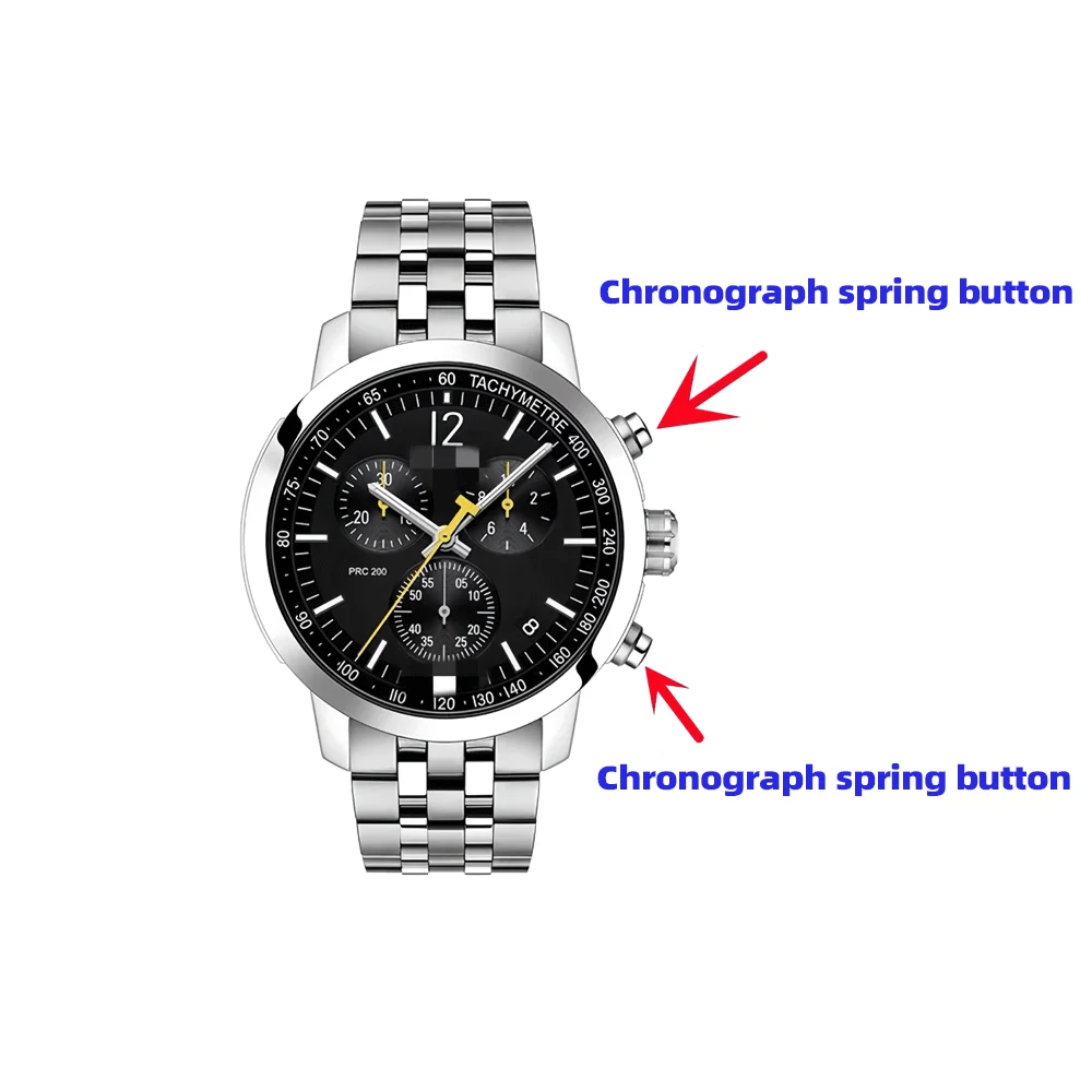 Botón de resorte de sincronización universal, accesorios de reloj, botón de resorte de sincronización de acero, piezas pequeñas de reloj