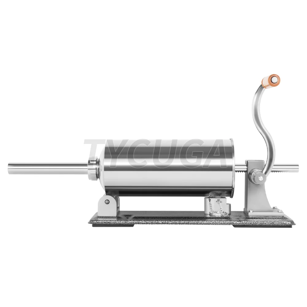 8.8LBS Stuffer per salsicce fatto in casa Macchina per rifornimento di salsicce in acciaio inossidabile Siringa per salsicce Riempitore di carne Macchina per salsicce per la cucina