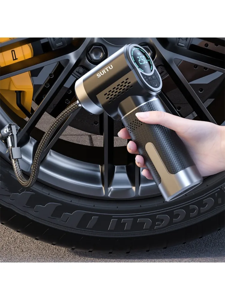 AliExpress NONE Portable Air Compressor Electric Inflation Air Pump Wireless Car Tire Pump Car Tire Inflator for Car Motorcycle Bike Balls