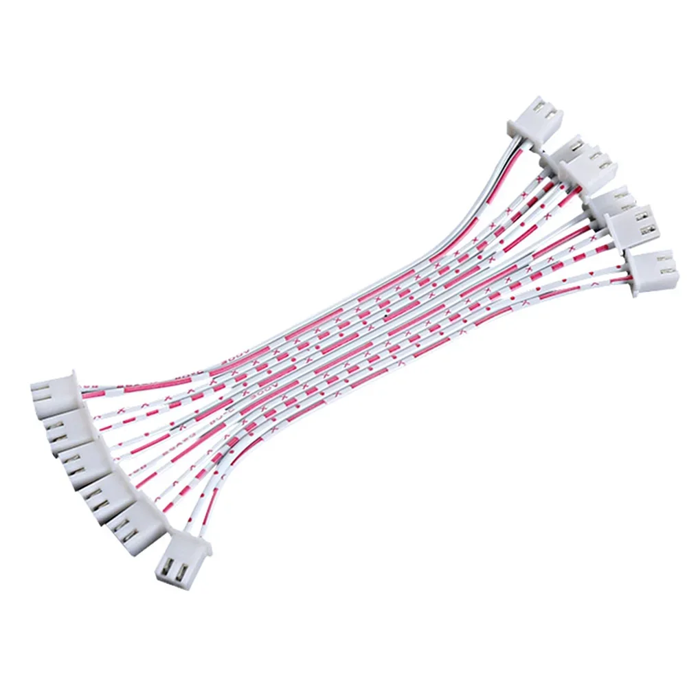 

10pcs JST XH2.54mm 2P 3P 4P 5P 6P 7P 8P-12P Female to Female Connector with 26AWG Red White Wire Cable XH2.54 Double-ended Plugs