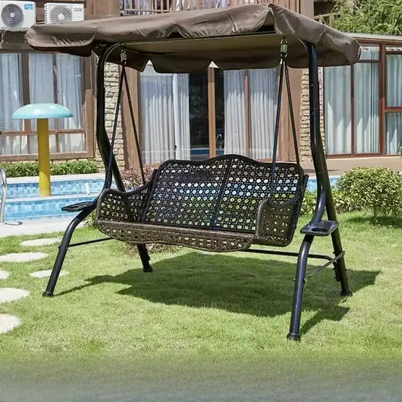 

Courtyard Outdoor Swing, Rocking Chair, Wrought Iron Hammock, Home Balcony, Terrace, Double Bassinet, Hanging Chair