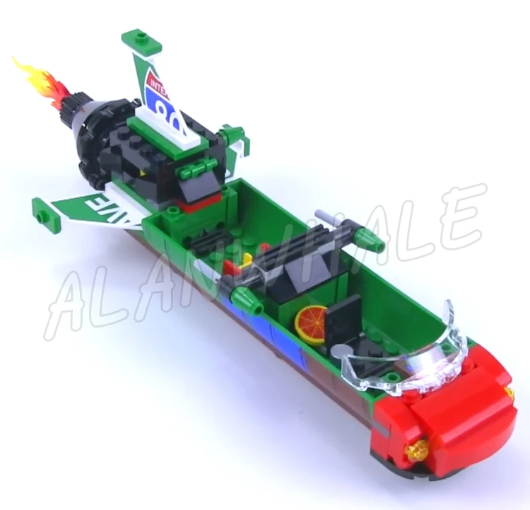 286pcs Shinobi Turtle Rocket Sky Strike Ship Pizza Shooter Ejector Seat 10263 Building Block Toys Compatible With Model