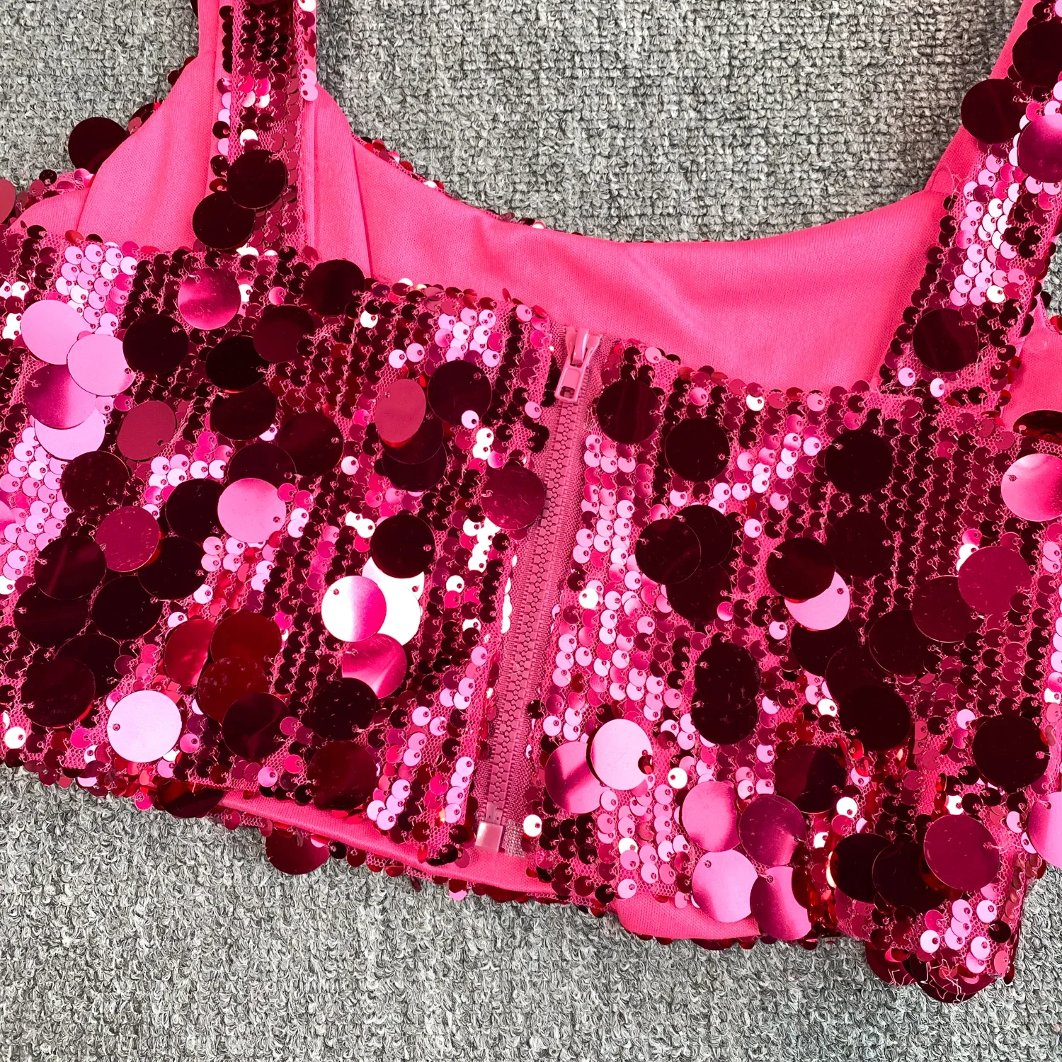 2025 New Summer Sexy Sequined Camis Chic Slim Party Club Tank Top Basic Fashion Off Shoulder Women Hotsweet Crop Top