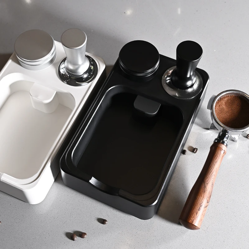 Coffee Tamping Station Portafilter Holder Stand Mat ABS 51mm 54mm 58mm For Delonghi Breville Barista Tools Espresso Accessories