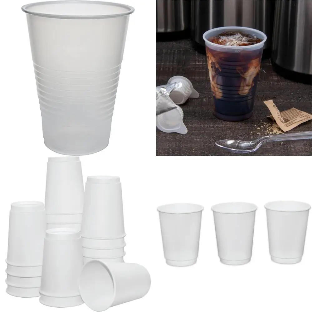 

Clear Plastic Cups 7 Oz Bulk Pack of 2500 Disposable Drinking Cups for Parties and Events