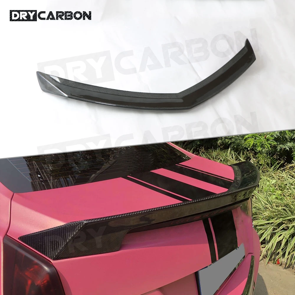 

Задний спойлер багажника из углеродного волокна, спойлер багажника для Cadillac ATS Sedan, 4-дверный 2015-2019, задние крылья багажника, бампер из FRP