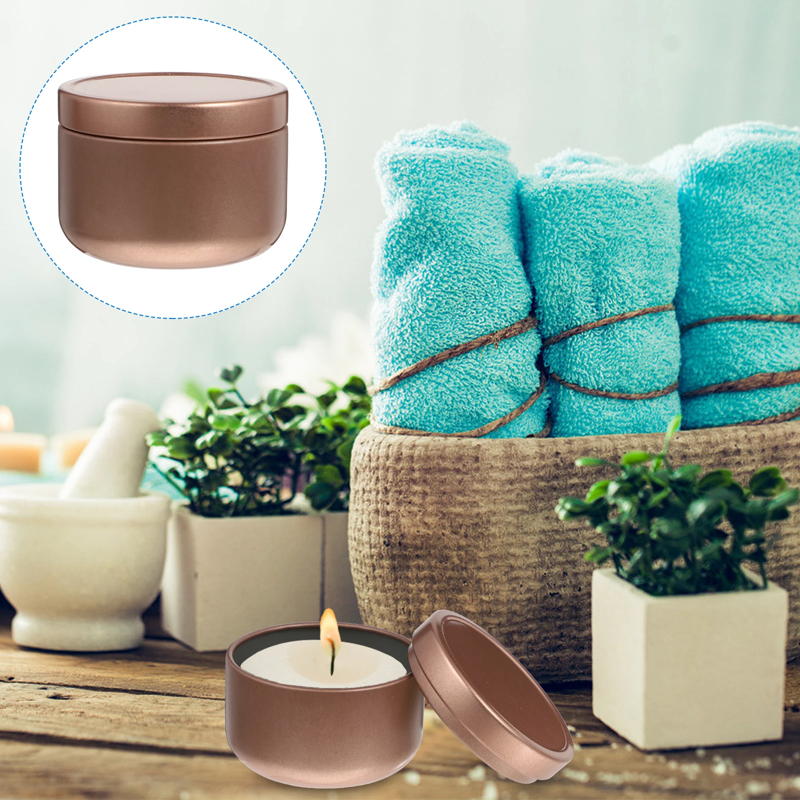 12 stuks houder blik containers herbruikbare opbergdozen voor doe-het-zelf sieraden potten balsem pot