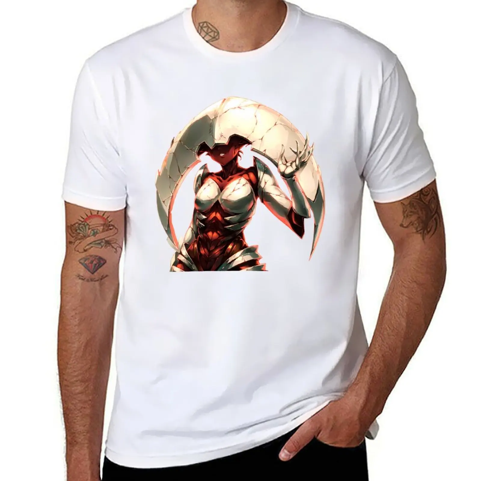 

Realistic Anime Elesh Norn - Mother of Machines T-Shirt custom t shirt custom t-shirts Men's t-shirts