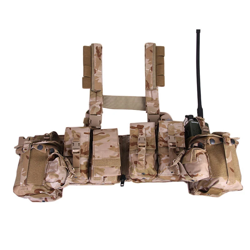 

Emersongear LBT 1961A-R Chest Rig w Mag Magazine Pouchs Lightweight For Tactical Vest Plate Carrier Airsoft Hunting Nylon