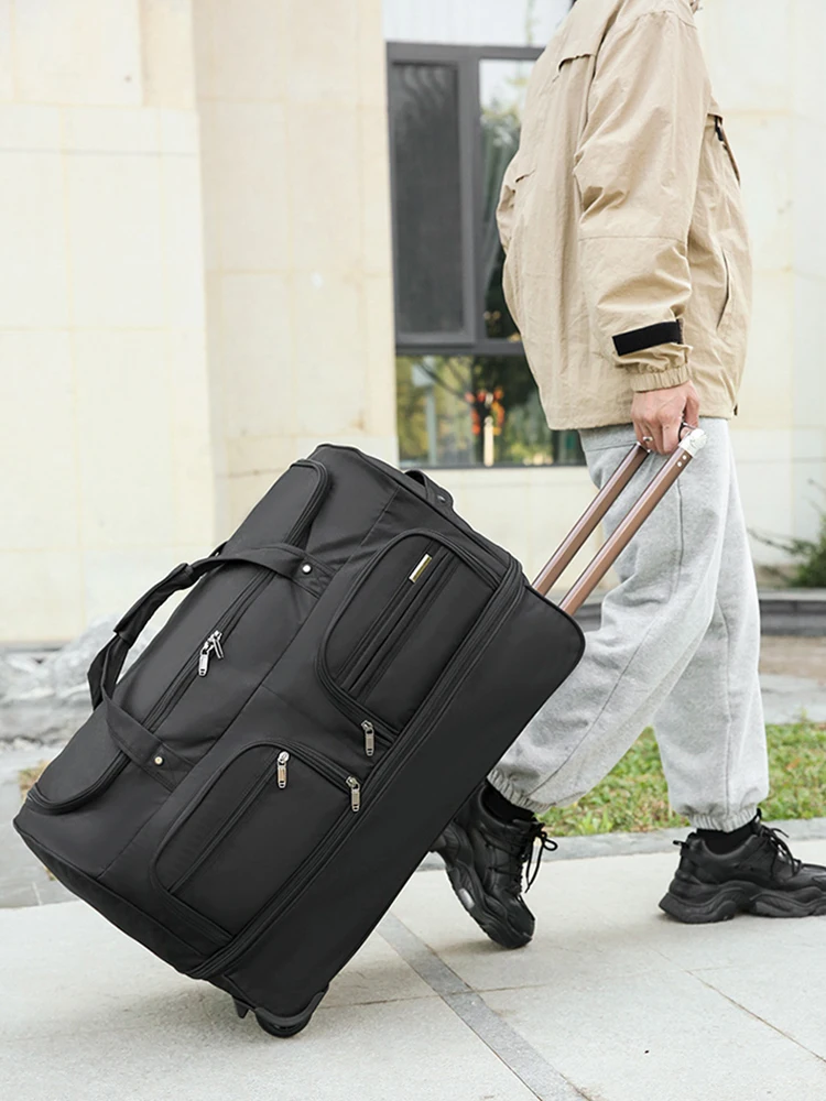 

2024 New Large Capaci Travel Bag Handheld Women's Bapa for School Work Moving Tourist Bag Faionable Trending Ox C...
