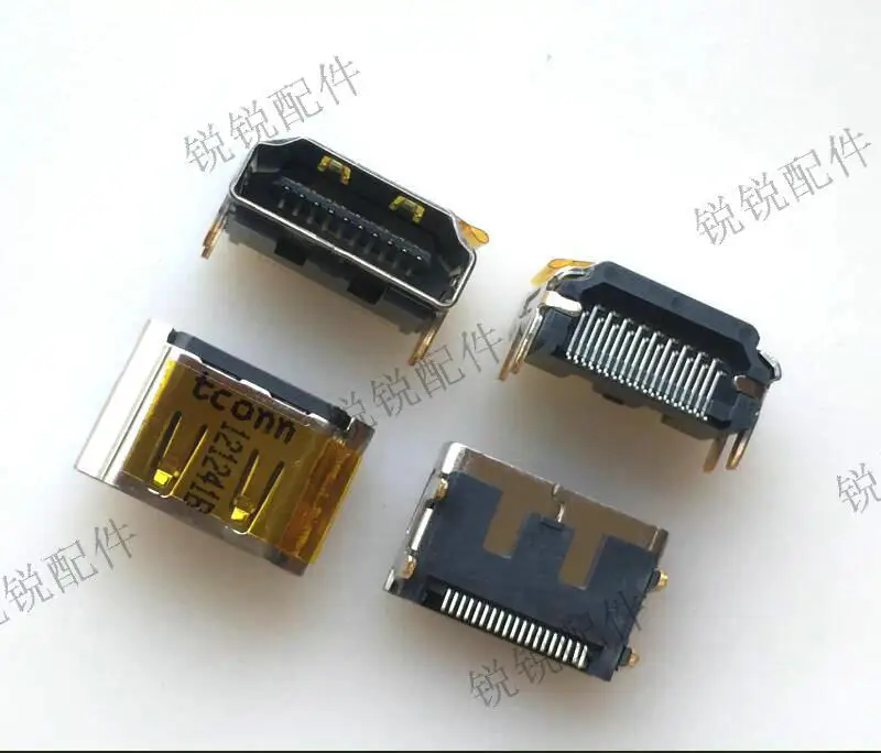 

Fro HDMI 19P female seat SMT SMD HDMI high definition interface, connector, gold plated high definition seat