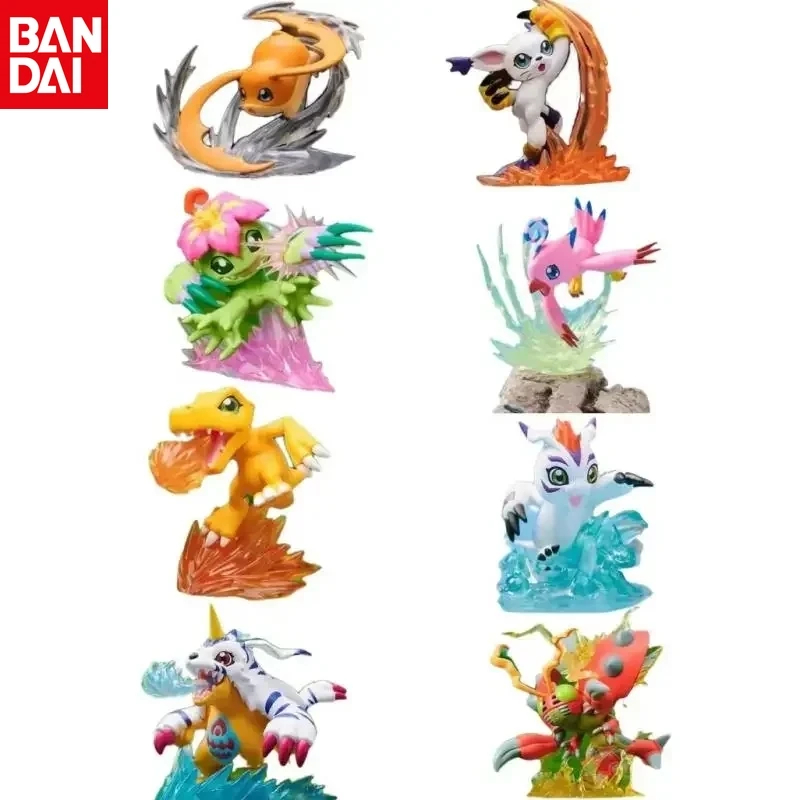 

Genuine BANDAI Digimon Adventure Agumon Gomamon Tailmon Piyomon Tentomon Patamon Anime Figures Action Figure Kids Brinquedos