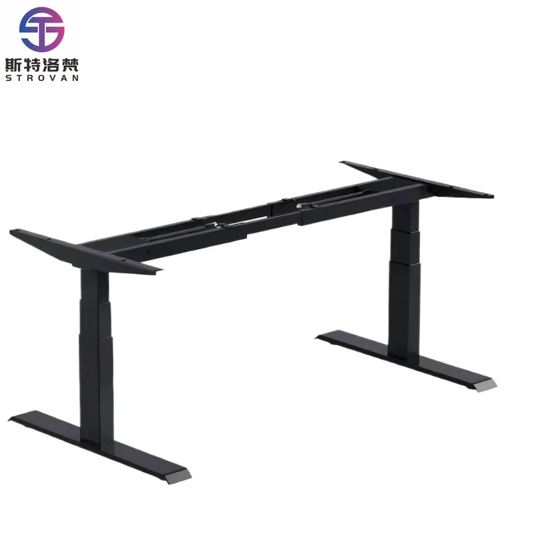 

Ergonomic Electric Standing Desk Frame Dual Motor Height Adjustable Computer Desk Base for Home Office Furniture