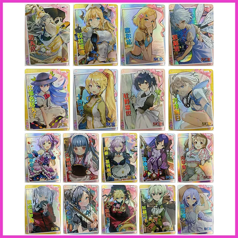 Anime Goddess Story Rare SCR Collectible Cards Luo Tianyi Cirno Sajo Yukimi Mash Kotori Minami Toys for boys Birthday Present