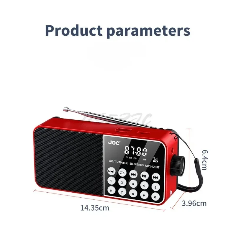 FM Numeric Keypad Radio Can Be Plugged Into TF Card with Bluetooth Function USB Flash Drive and Elderly Radio