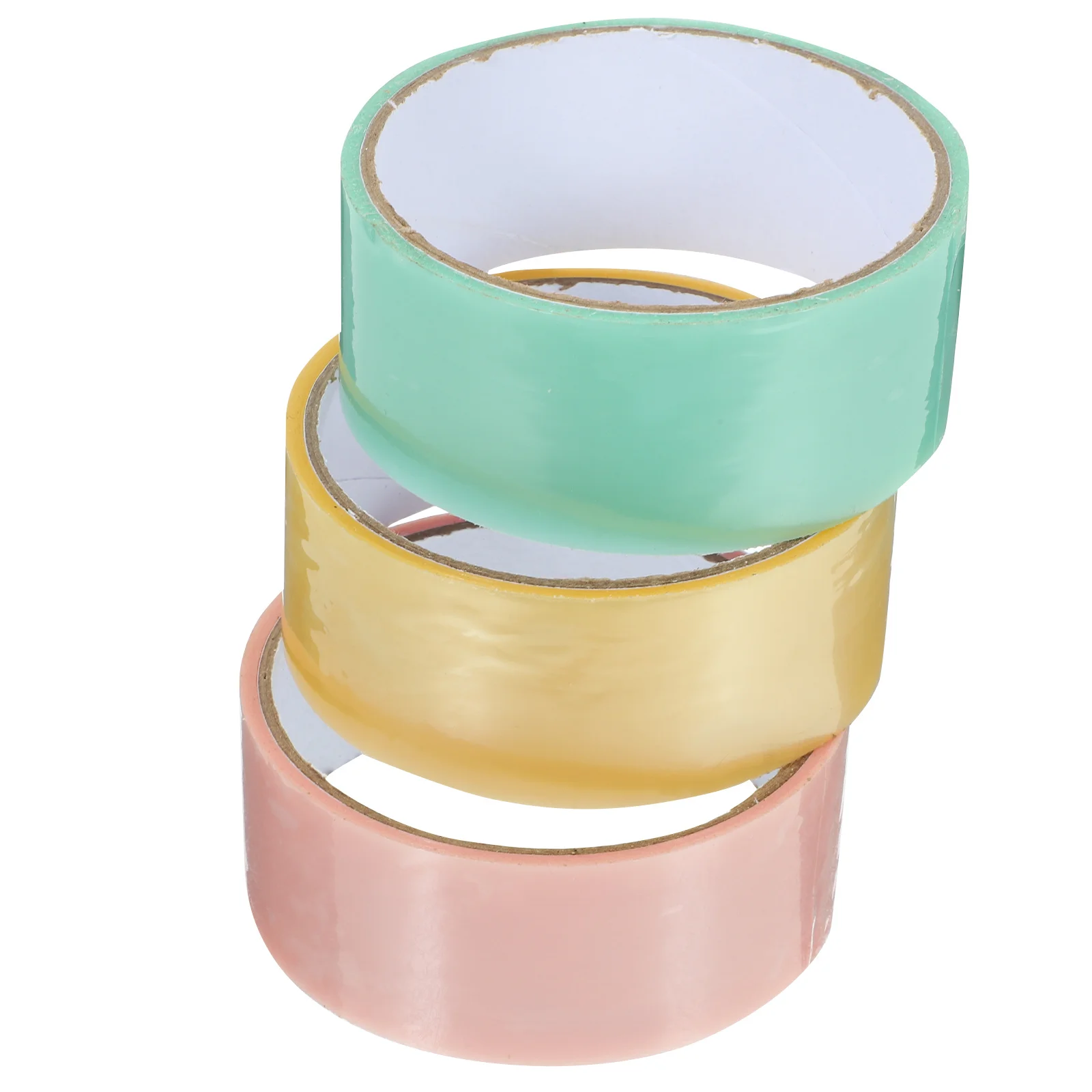 

3 Rolls Colorful Sticky Ball Tape Funny Rolling Adhesive Tape for Kids Adults Office Stress Relief