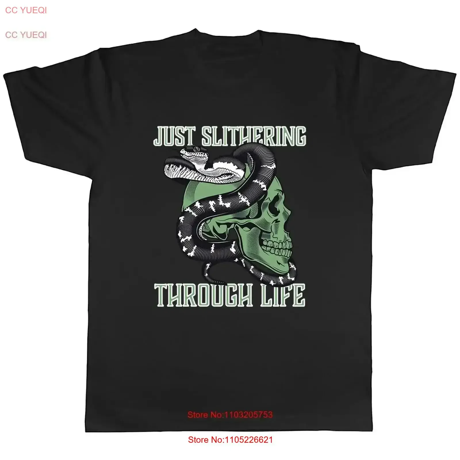 مضحك بيثون الأفعى رجل تي شيرت فقط Slithering من خلال الحياة خمر غسلها لينة أنيقة تنوعا أزياء عارضة خمر