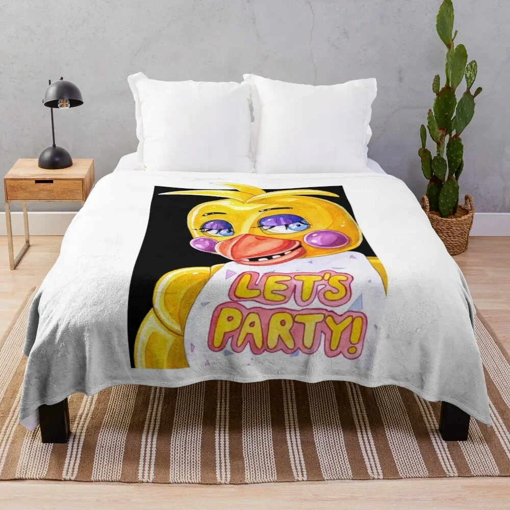 Toy Chica Throw Blanket Loose bed plaid Blankets