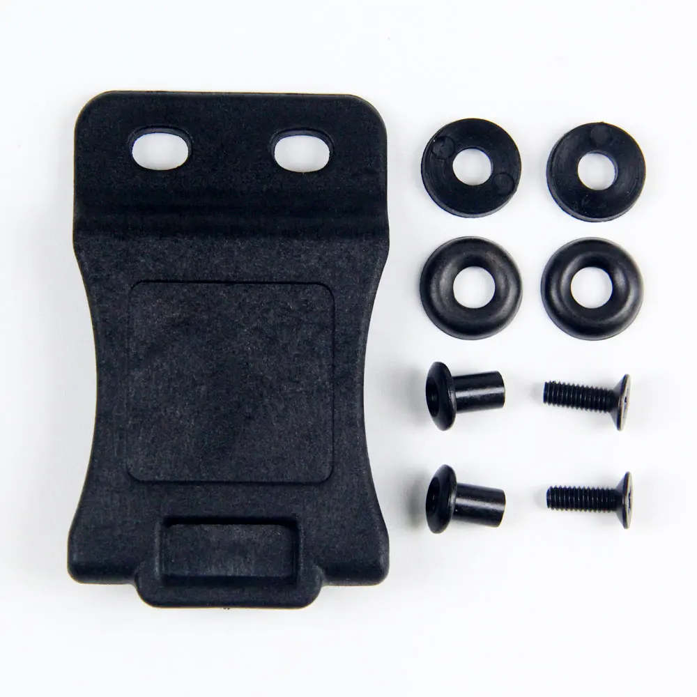1.5" Belt Loop Kydex Sheath Holster Pouch Clip Slotted Holes Attachments With Mounting Hardware Quick Fold Over Loop Clip
