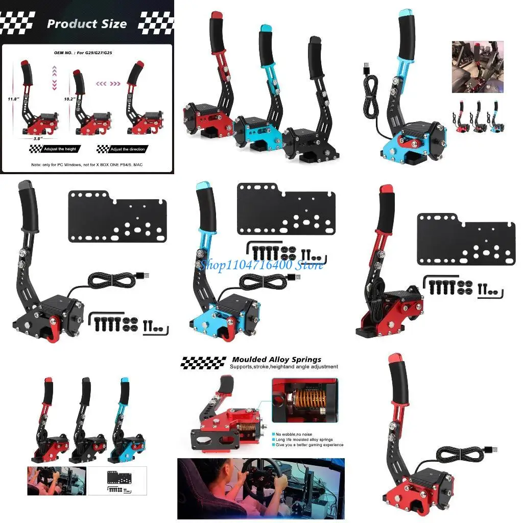 

Y1GD 64Bit PC USB HANSBRAKE, модернизированные гоночные игры для ручного тормоза для G29/27/25 FANATEC