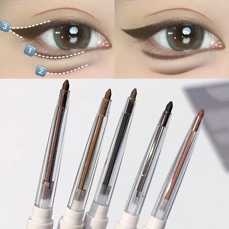 Smooth Waterproof Eyeliner Gel Pencil Long Lasting Non-fading No Blooming Matte Lying Silkworm Pen Eyes Makeup Beauty Cosmetics