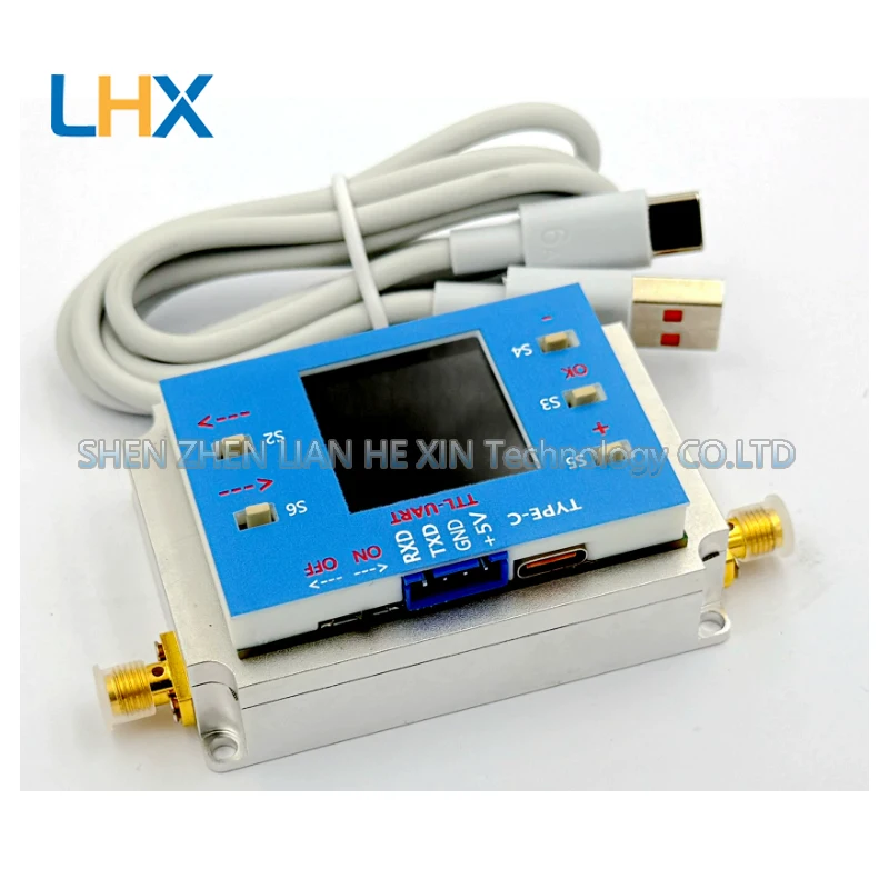 Bidirectional numerical control attenuator 10M-6GHz step 0.1DB high isolation sensitivity measurement device new