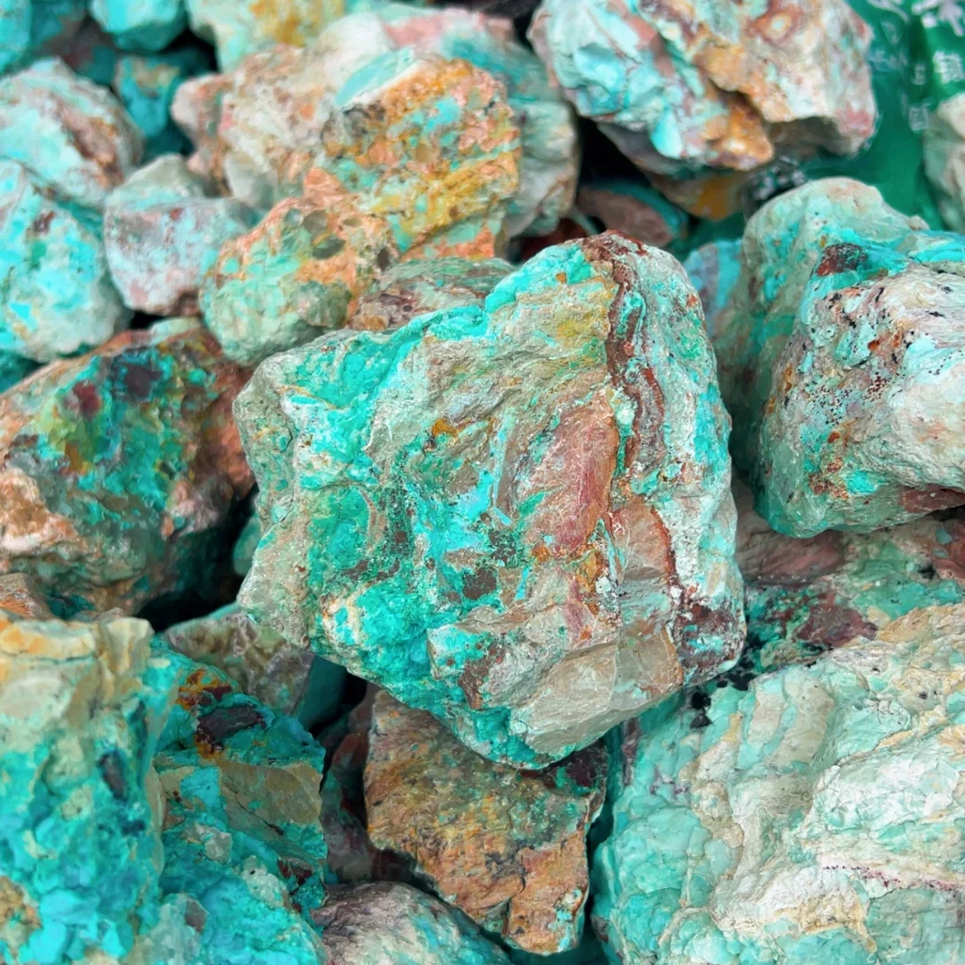 Natural Chrysocolla Healing Crystal Phoenix Blue Turquoise Rough Stone Raw Gemstone for DIY Jewelry Home Decor Ornament Stone