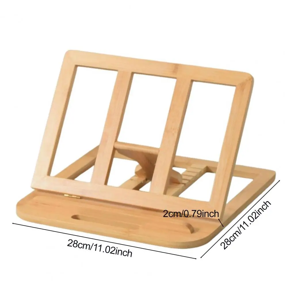 

Computer Stand with Heat Dissipation Laptop Stand Wooden Adjustable Laptop Stand with Ventilation Slots for Home Office Student