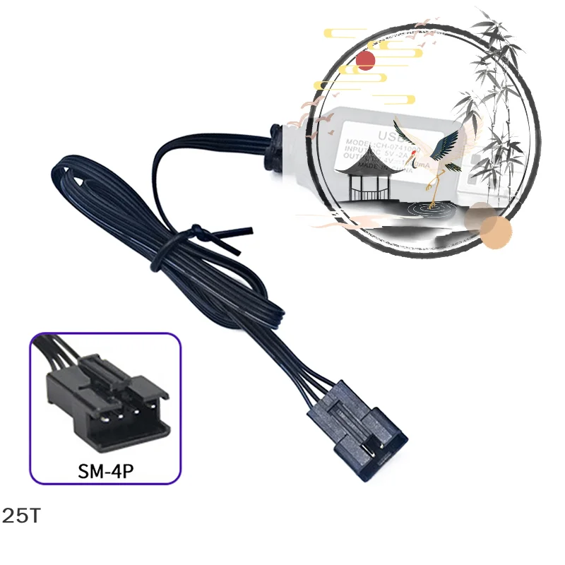 

1 шт., 7,4 В SM-4P, USB-зарядное устройство для DE36W DE65 HM202 EC08 EC16, радиоуправляемый автомобиль M416, электрическое зарядное устройство с гелевым шариком Blaster