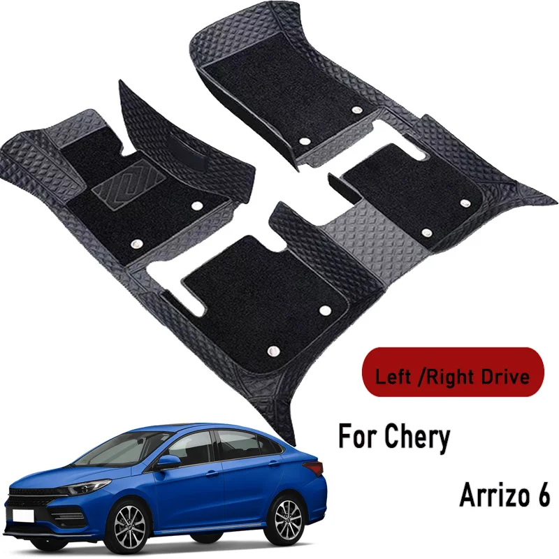 Car Floor Mats for Chery Arrizo 6 2017 2018-2019 Customauto Foot Pads Automobile Carpet Cover Interior Accessories