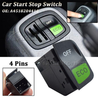 A4518204410 Durable Front Car Power Single Start Stop Switch Button ECO OFF For Mercedes-Benz Smart Fortwo 450&451 2008-2015