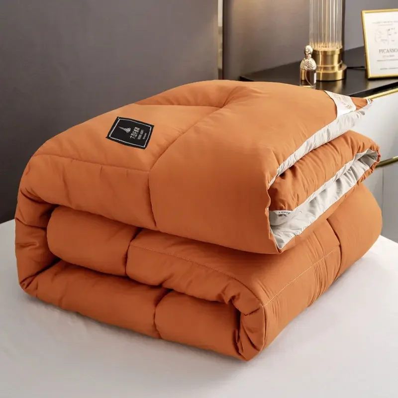 

Winter Double Quilt Double Single Bed Duvets Goose Down Duvet Quilt Comforter Nordic filling Four Seasons Thick Blankets Thread