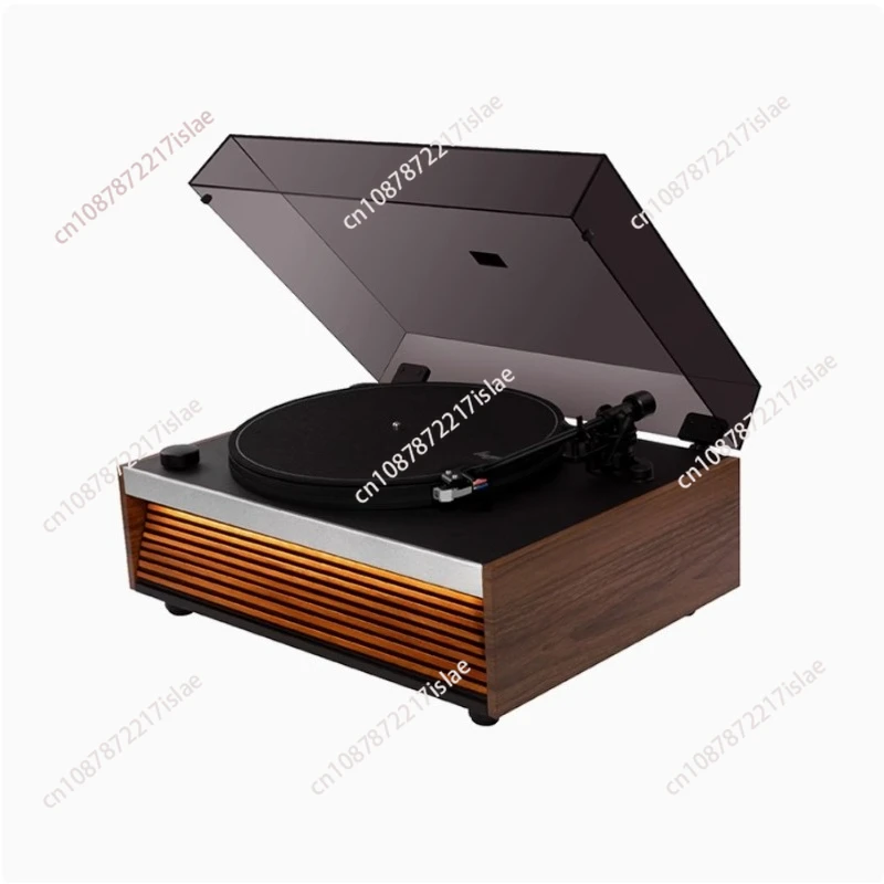 vinyl record player bluetooth speaker, retro phonograph, living room, birthday gift, ornament.