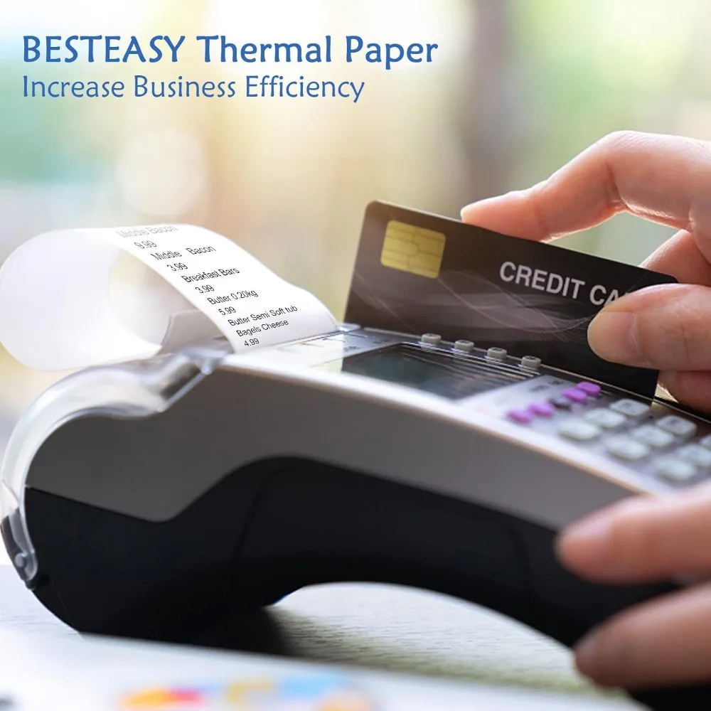 POSレジ用感熱レシートロール紙 50枚入り 2.25 x 50インチ