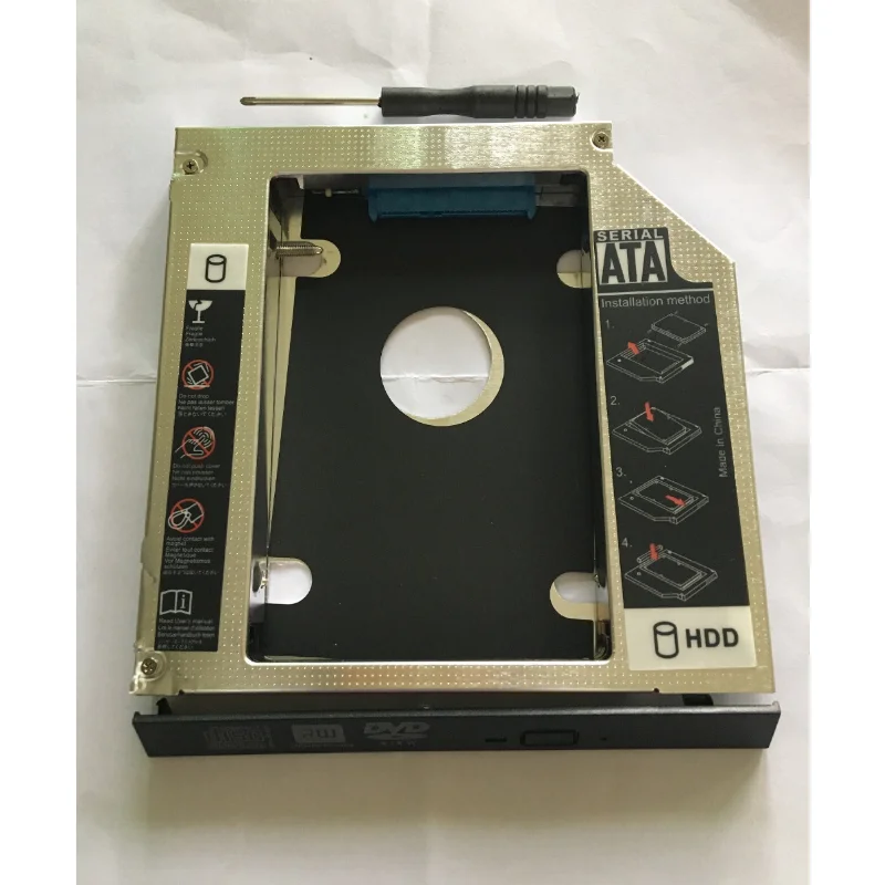 12.7 مللي متر SATA 2nd SSD HDD العلبة لأسوس N56V N56JR N56VJ N56VM N56VZ N56D القرص الصلب العلبة