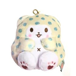 Muslimbear porta carte d'identità in peluche Anime Cute Kawaii borsa da donna portachiavi portachiavi portacarte stringa regolabile