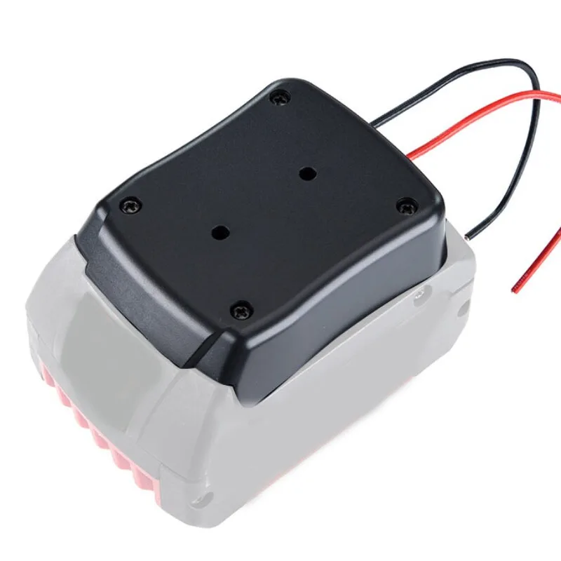 Imagem -04 - Bateria Mount Dock Power Connector com Fios 14awg Adaptador de Ferramentas Acessórios Makita Bosch Milwaukee 18v 14.4v Novo