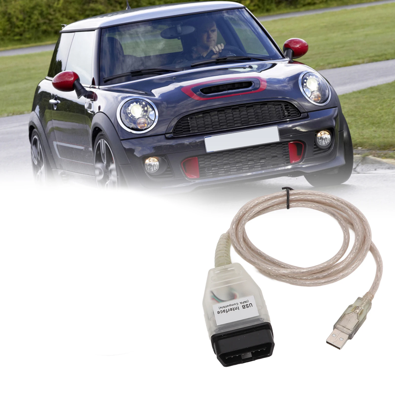 

K+DCAN OBD2 Диагностический инструмент сканирования USB-интерфейс со заменой компакт-диска для 3-й серии E46 E83 E90 OBDII сканер OBD2 кабель сканирования