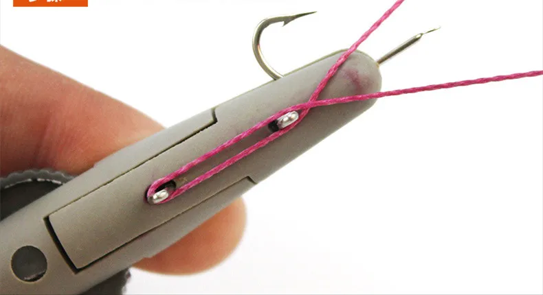 Manuelle Angelhaken Tier 14 cm ABS Angelhaken Tippet Knotter Befestigen Bindung Haken Linie Tyer Erweiterte Angeln Werkzeuge Tackle – Detail 5