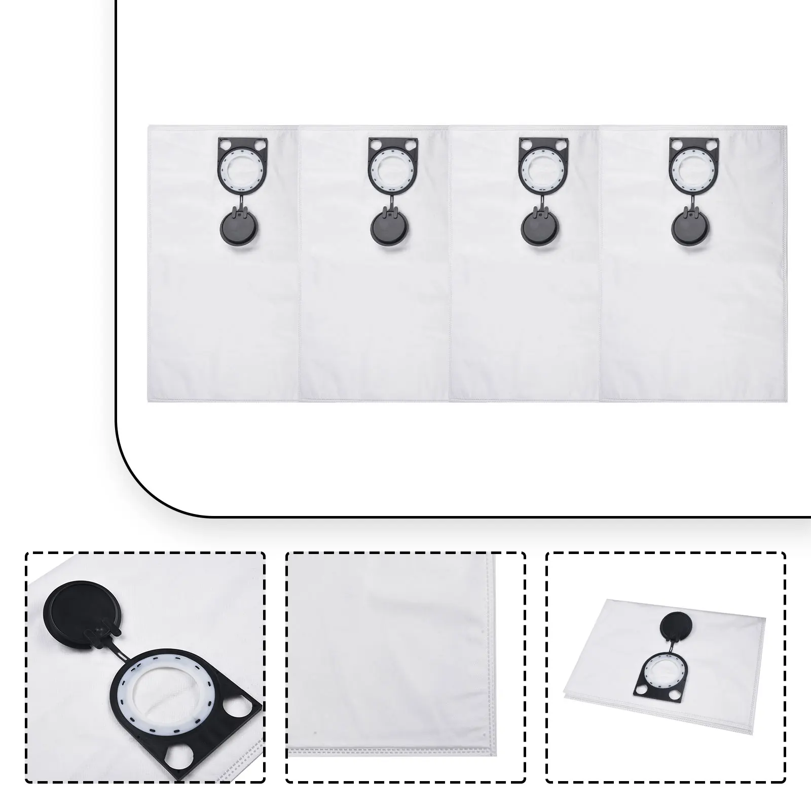 

Functional High Quality Cleaner Bags Dust Bags Safe Delicate Robot Vacuum Efficient Equipment Exquisite Fast-acting Long-lasting