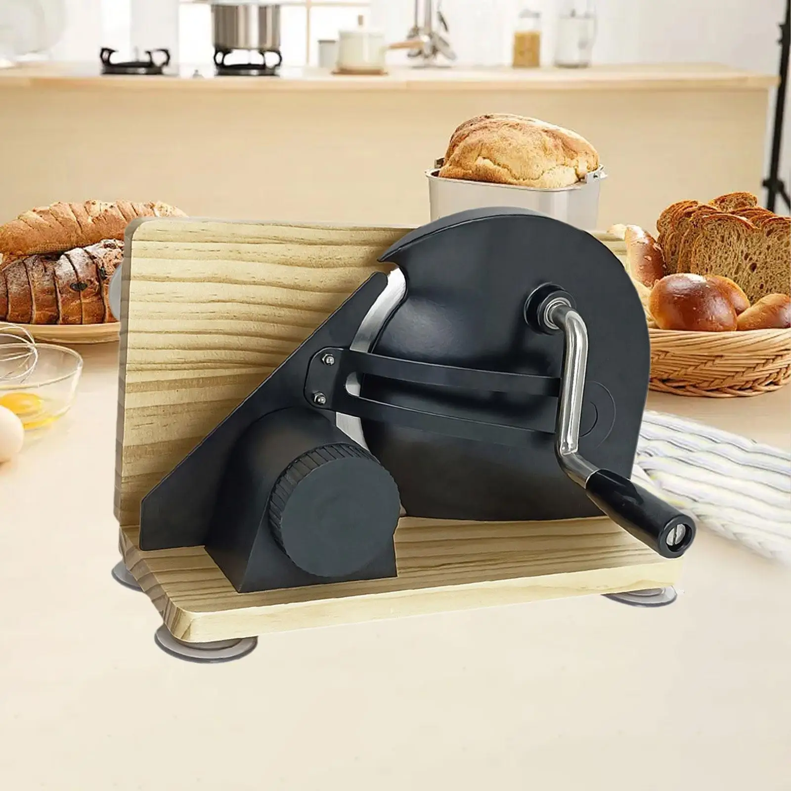 Stainless Steel Bread Bread Loaf Cutter Baking Tool Portable Guide Manual Slicing Tool for Crusty Breads Bagel