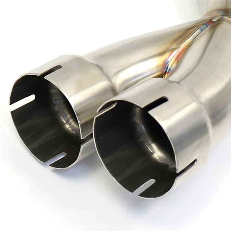 

N26R-For Yamaha R6 YZF R6 2006-2020 Exhaust Muffler Y Mid Pipe Link YZF-R6 Motorcycle Link Muffler Pipe Silencer System